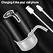 WORTHBUY Water Bottle Pump, Portable Electric Drinking Water Pump Dispenser for Universal 5 Gallon Bottle and Other Standard Size, USB Charging(Black)