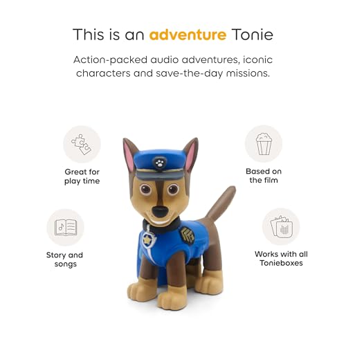 TONIES Sky Blue Toniebox 2 Play Set with PAW Patrol Chase Tonie, Tonieplay Game, Tonieplay Controller