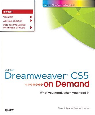 Adobe Dreamweaver CS5 on Demand   [ADOBE DREAMWEAVER CS5 ON DEMAN] [Paperback]