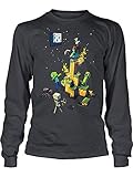 JINX Minecraft Big Boys' Tight Spot Long-Sleeve Premium Cotton T-Shirt (Charcoal Heather, Small)