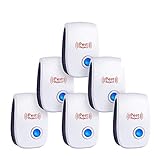 Ultrasonic Pest Repeller-2018 New Electronic Mouse Repellent Plug in Indoor Pest Control Ultrasonic Insect& Bug Repellent for Mice,Rat,Mosquito,Roach,Ant,Fly,Spider, Rodent-No Trap,Sprayer&Baits