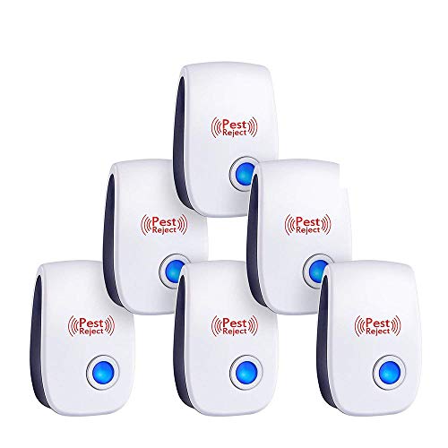 Ultrasonic Pest Repeller-2018 New Electronic Mouse Repellent Plug in Indoor Pest Control Ultrasonic Insect& Bug Repellent for Mice,Rat,Mosquito,Roach,Ant,Fly,Spider, Rodent-No Trap,Sprayer&Baits