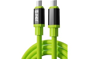 USB C to USB C Cable 6FT 240W Charger Cables Silicone Type C Chargr Cord Fast Charging for Phone (240W TypeC-TypeC,2m)