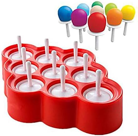 Mini 9 Slow Yogurt Ice-cream Pop Mold Popsicle Freezer Maker Summer DIY Tool New