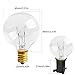 sunvito 25Feet String Lights with 25 G40 Clear Globe Bulbs + 2 Spare Bulbs,Connectable Indoor/Outdoor String Lights for Party Patio Backyard Garden Bistro Cafe Gazebo Porch Tents Decor (transparent)