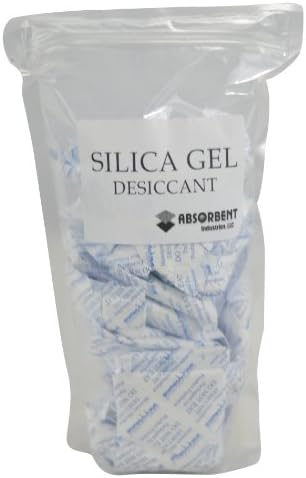 20 gram X 25 PK Silica Gel Desiccant Moisture Absorber -FDA Compliant Food Safe