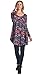 Popana Print Tunic Top - Made In USA