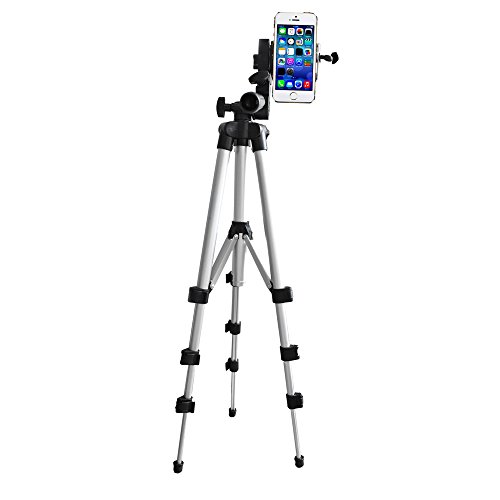 43"(115cm) Portable Aluminum Camera Tripod, for iPhone Retractable