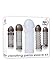 Adam & Eve Vibrating Penis Sleeve Kit | Set of 5 Textured Penis Enhancers in Smoke Colors