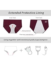 Bragas de período menstrual, flujo pesado, posparto, para recuperación de maternidad, hipster para adolescentes