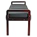 Alera ALERL2419M WL Series 3-Seater 65.75 in. x 22.25 in. x 22.88 in. Reception Lounge Bench - Black/Mahogany