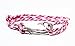 Chasing Fin Adjustable Bracelet 550 Military Paracord with Fish Hook Pendant, Pink Camo