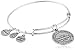 Alex and Ani Lotus Peace Petals III Expandable Rafaelian Bangle Bracelet