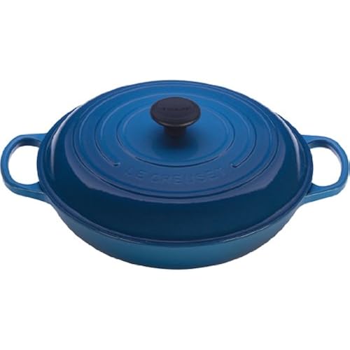 Le Creuset Enameled Cast Iron Signature Braiser, 1.5 qt., Marseille