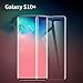 [2-Pack] FANSONG Galaxy S10 Plus Screen Protector Full Glue Tempered Glass Support Fingerprint Reader 3D Curved for Samsung Galaxy S10 Plus 6.4-inch (Screen Protector-Clear)