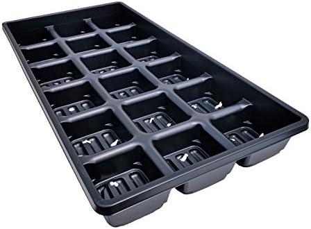 4 Inch Press Fit Pot Carry Trays with Drain Holes - Made in the USA - Reusable, Recyclable - For 4 Inch Press Fit Pots (4 Inch, 10)