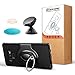 for 9 Case - eSamcore Ring Holder Kickstand Cases + Dashboard Magnetic Phone Car Mount [Black]
