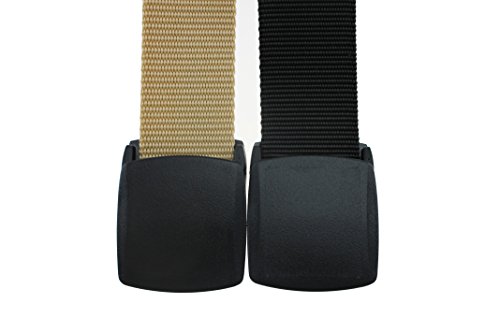 Big & Tall Bulldog Web Belt 2-Pack Made in the USA by Thomas Bates