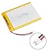uxcell Power Supply DC 3.7V 3000mAh 475979 Li-ion Rechargeable Lithium Polymer Li-Po Battery