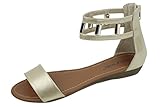 Shoes 18 Womens Roman Gladiator Sandals Flats Thongs 2 Buckle Shoes 4 colors