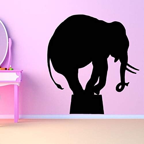 Circus Elephant Poster Wall Stickers for Nursery Kids Room Wallpaper Home Decoration Vinyl Wall Decals Bedroom Murals 57X62cm