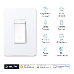 Kasa Matter Smart Dimmer Switch: Voice Control