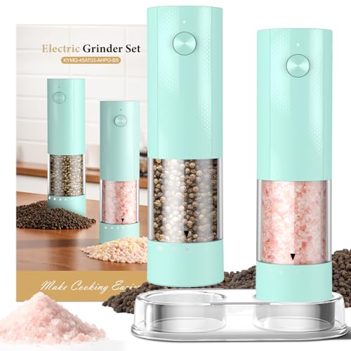 Electric Salt Pepper Grinder Set