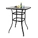 PHI VILLA Bar Height Bistro Table Outdoor Bar Table