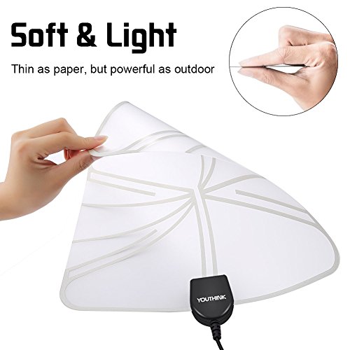 Eboxer Indoor Digital TV Antenna, 1080P 4K Support Television Antenna, Signal Amplifier Receiver, Television Accessory Attachment, Domestic Smart Electronic Antenna - Thumbnail 5