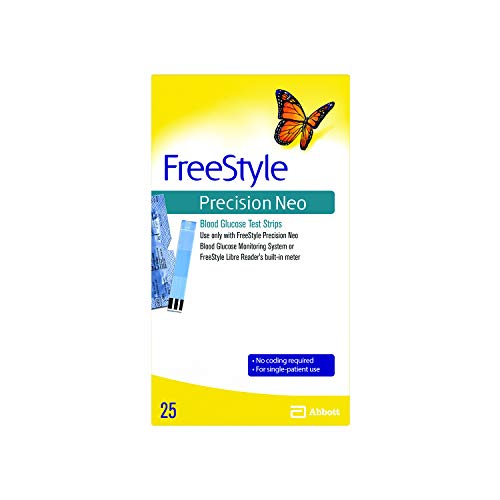 Freestyle Precision Neo Blood Glucose Test Strips, 25 Strips