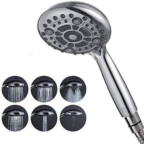 HOMELODY Shower Head Universal 6 Spray Settings High Pressure with ...