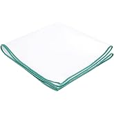 Flairs New York Gentleman's Essentials Weekend Casual White Pocket Square