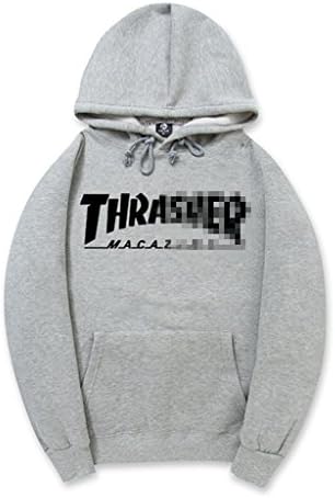 MNSA Men's Hoodies Streetwear Skateboard Hip hop Hoody Sweatshirt GrayL