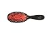 Shine & Condition Hair Brush | 100% Natural Bristle + Nylon Pin | High Polish Acrylic Handle | Medium Oval | Jet Black Finish | Model 51 - JTB