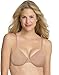 Hanes Women's Comfort Shape Concealing Petals Underwire Bra, Nude, 36B