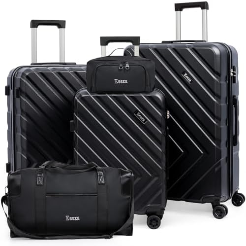 Amazon.com | Merax Luggage Set 6 Piece,Lightweight Hardshell