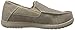 Crocs Boys' Santa Cruz II Grade School Loafer, Khaki/Cobblestone, 3 M US Little Kid