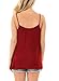 AlvaQ Womens Summer Casual Criss Cross Slimming Sleeveless Basic Tank Tshits Tunic Plus Size Large Red