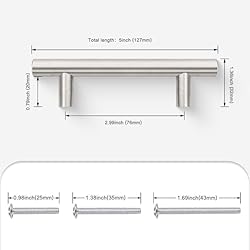Probrico 10 Pack 76mm(3inch) Hole Centers Cabinet