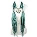 Huan Xun Hollow Out Alloy Butterfly Pendant Jewelry Necklace Scarf