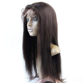 Amazon Com Full Lace Wigs 10 Mongolian Hair Invisible Part Remy