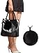 LITHER Large Genuine Fox Raccoon Fur Pom Pom Keychain Bag Charm Ring Fluffy Fur Ball