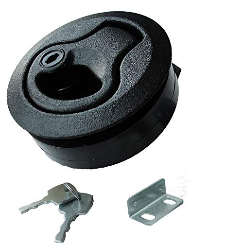 Flush Pull Hatch Latch Boat Latches Round Slam Latch Marine and Key for