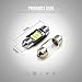 SiriusLED Super Bright 3020 Chipset Canbus Error Free LED Festoon Bulbs for Car Interior Lights License Plate Dome 1.25