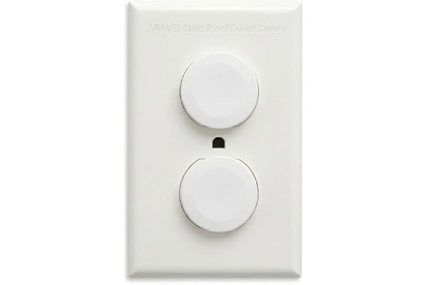 Vmaisi 62 Pieces Outlet Covers Baby Proofing Plug Protectors Child Safety | Electrical Safety Outlet Plugs for Unused Wall Outlets, Home Travel Hotel Child Safety