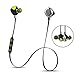 Morul U5PLUS Bluetooth Headphones Wireless Sports 4.1 Bluetooth Headset Waterproof Earbuds  Magnetic HD Stereo Earphones In-Ear Noise Cancelling with Mic Sweatproof Earpiece HandsFree -Black