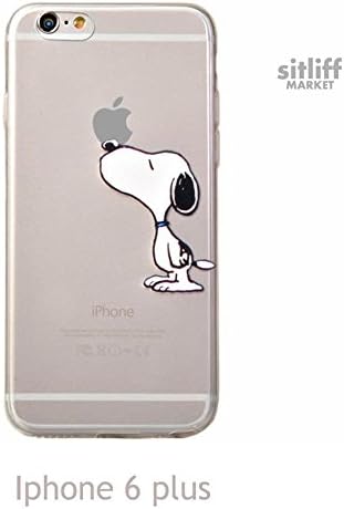 Transparent Case Snoopy for Iphone 6 plus (Transparancy/Stands Iphone 6 plus)