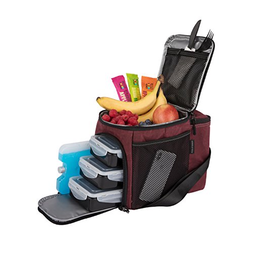 EDC Meal Prep Bag Full Meal Prep Lunch Box Management System includes