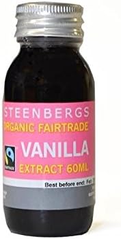 Steenbergs Organic Fairtrade Vanilla Extract 60ml - Pack of 6