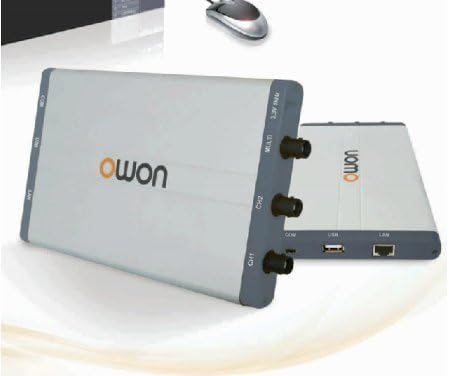 Owon VDS1022I USB Oscilloscope 25 MHz 100MS/s 5K Record Length 2+1 (multi), w/ USB Isolation by Owon VDS1022I